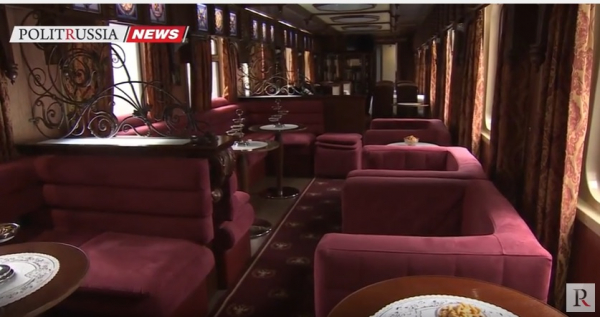 Элитный туристический поезд класса люкс «Золотой орел» отправился из России в Иран