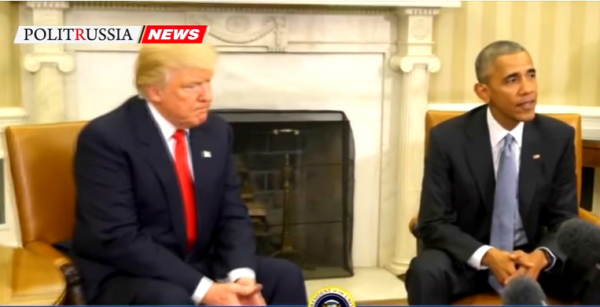 Трамп впервые посетил Белый дом, который скоро освободит Обама