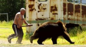 Иркутский фермер бросился с лопатой на двух медведей, кравших его картофель