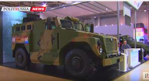 Новейший полицейский бронеавтомобиль "Медведь" показали на "Интерполитехе"