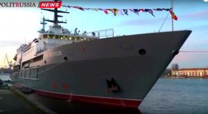 Первое судно для спасения подлодок "Игорь Белоусов" прибыло на место базирования