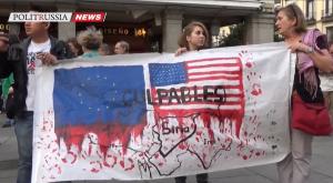 Протестующие Испании: Империализму США наступит конец на Донбассе или в Сирии