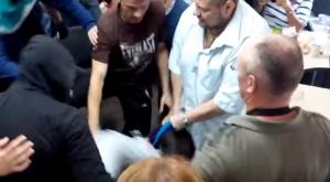 Соратники Ляшко устроили потасовку в Чернигове