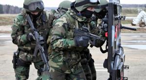 Спецназ РФ продемонстрировал тактические учения в рамках выставки "Интерполитех"