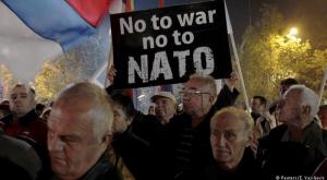 В Черногории прошел митинг против вступления в НАТО