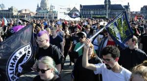В Дрездене прошла массовая акция в поддержку мигрантов 