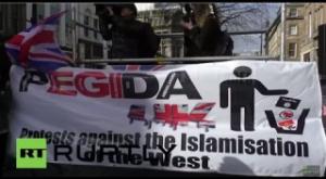 В Лондоне на митинге PEGIDA произошли столкновения с полицией (видео)