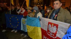 В Варшаве отметили годовщину Евромайдана на Украине