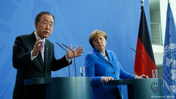 Генсек ООН одобрил политику Меркель в вопросе беженцев