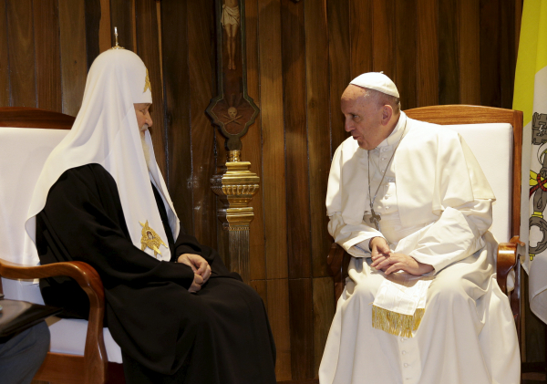 Патриарх Кирилл и Папа Римский выступили за объединение ответа на современные вызовы