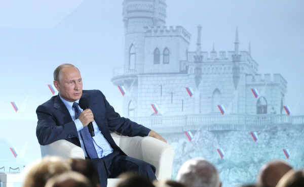 Путин назвал организаторов энергоблокады Крыма "удивительными идиотами"
