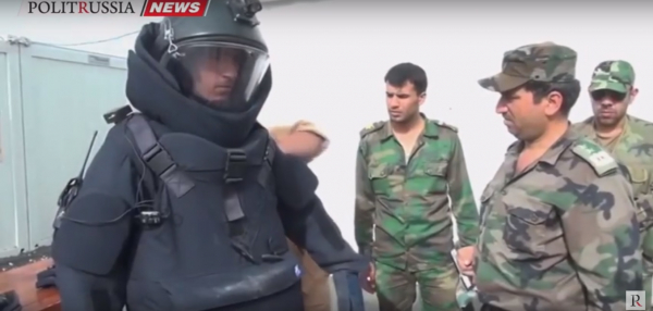 Российские саперы обучают сирийских солдат мастерству разминирования 