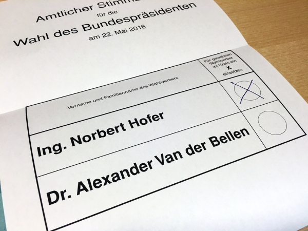 В Австрии перенесли повторные президентские выборы