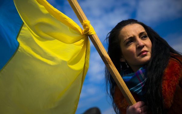 В Киеве проходит митинг против роста цен и низких соцвыплат