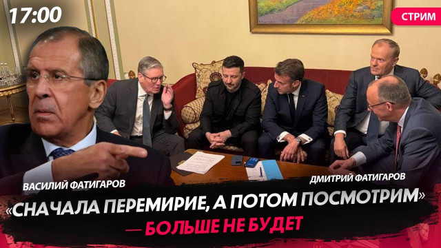 «Сначала перемирие, а потом посмотрим» — больше не будет [Василий и Дмитрий Фатигаровы. СТРИМ]