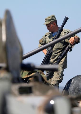 Боевой робот «Уран» поможет российскому солдату в бою