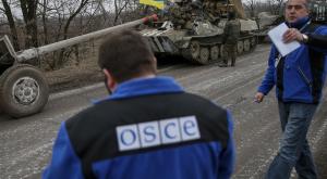 Наблюдатели ОБСЕ подверглись нападению на подконтрольной Киеву территории в Донбассе