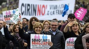 По Италии прокатился масштабный митинг против легализации однополых браков 