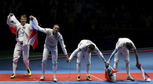 Российские рапиристы выиграли золото на Олимпиаде в Рио