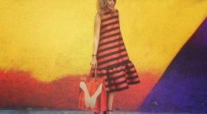 Собчак опубликовала свое фото в платье цветов георгиевской ленты