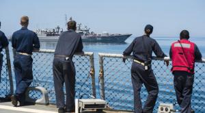 В Черном море около Одессы продолжаются морские учения Украины и США