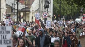 В Лондоне прошел митинг против мер жесткой экономии