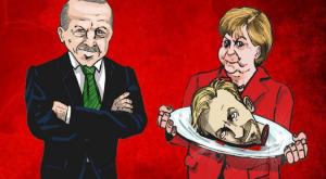 Журнал Vive Charlie опубликовал рисунок, на котором Эрдоган насилует Меркель